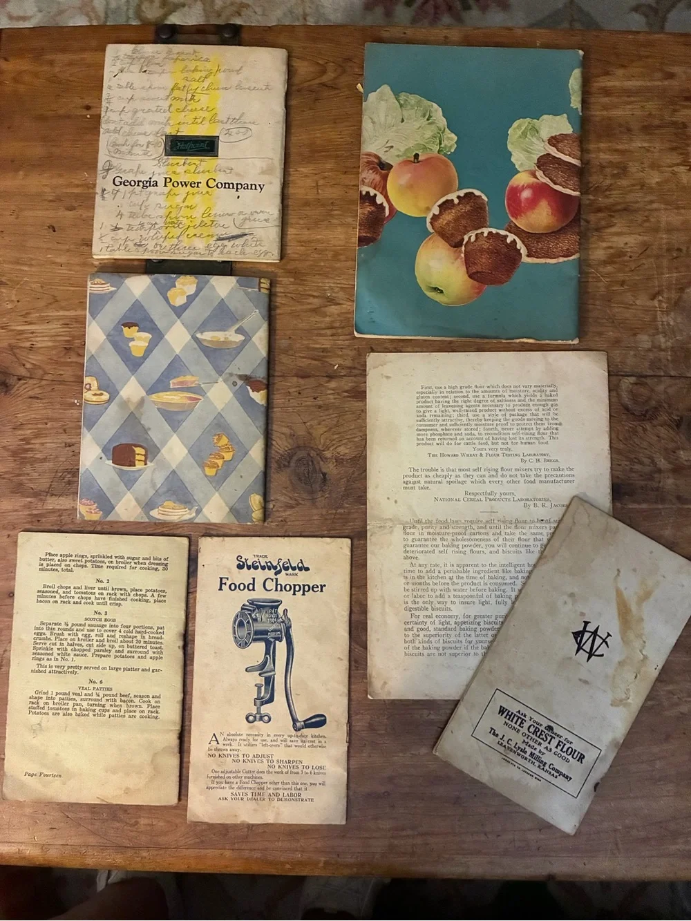 Vintage Depression Era. 1910-1926:  9 - Promotional Cookbooks/Kitchen Mementos,